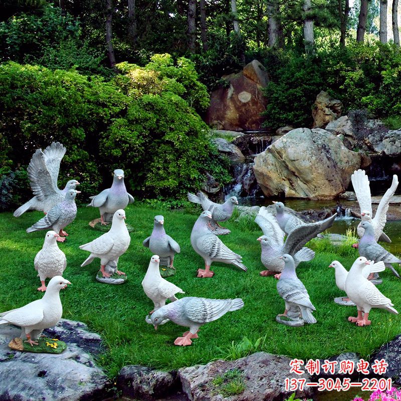信阳精致鸽子不锈钢雕塑