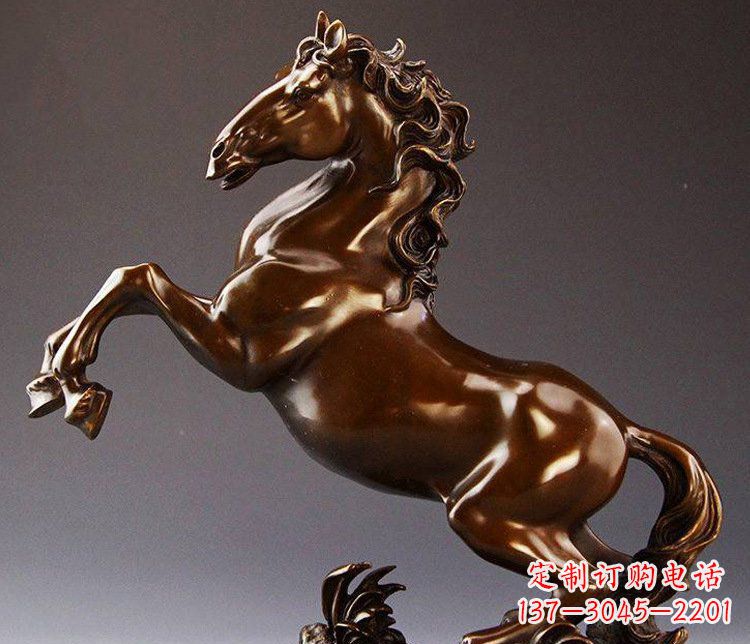 信阳青铜马头雕塑