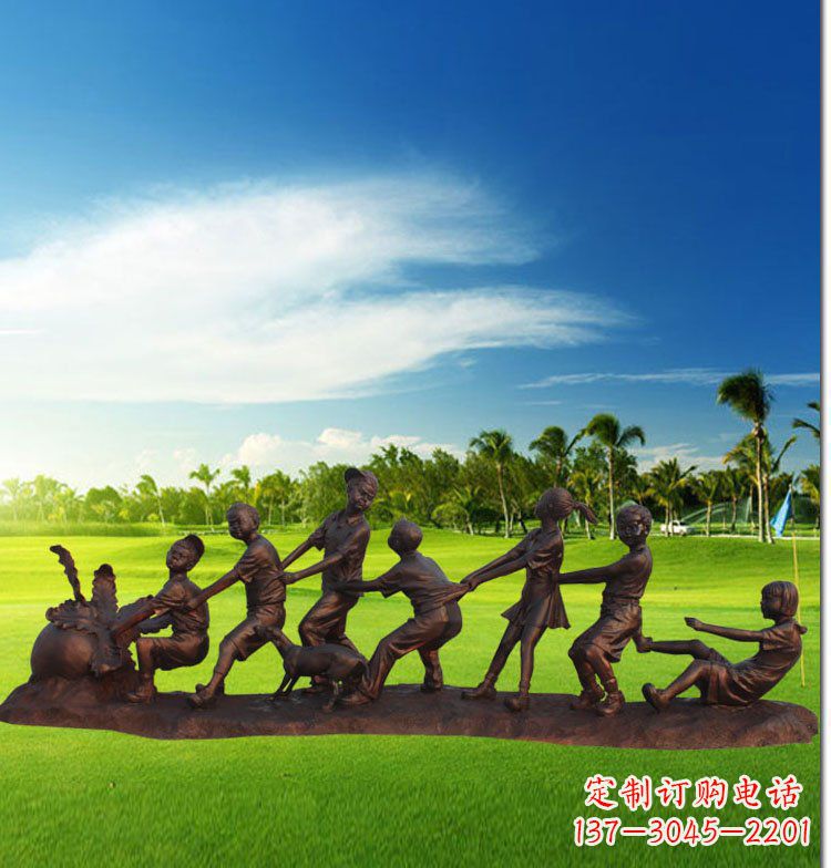 信阳中领雕塑-精美仿铜萝卜雕塑