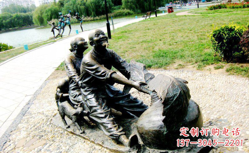 信阳新颖可爱的铜雕萝卜小品