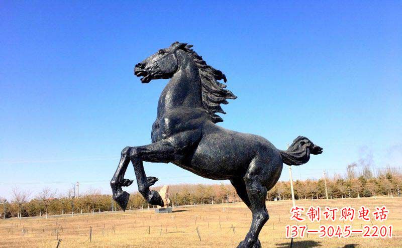 信阳精美铜雕奔马动物雕塑
