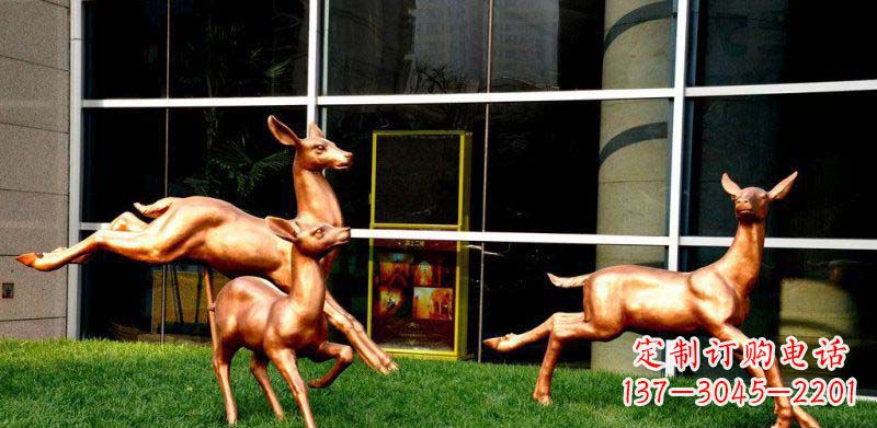 信阳新样式风格小鹿铜雕