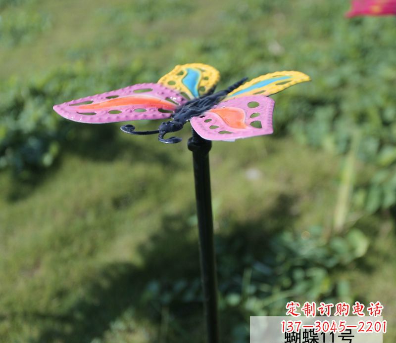 信阳个性化不锈钢彩色蝴蝶雕塑