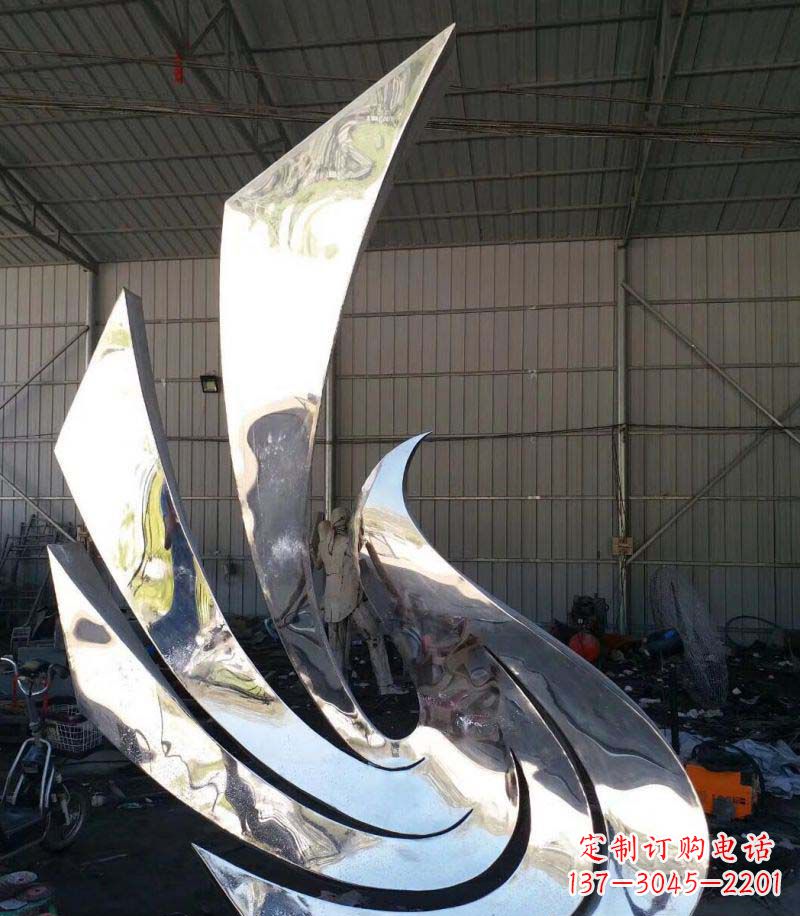 信阳精巧不锈钢和平鸽雕塑