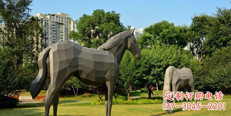 信阳产品名称不锈钢动物抽象雕塑