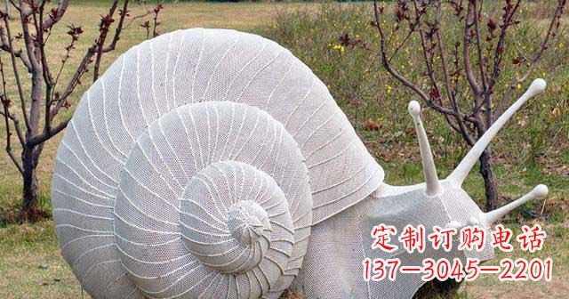 信阳抽象不锈钢蜗牛雕塑