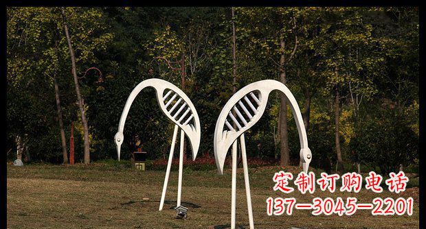 信阳精美不锈钢仙鹤雕塑