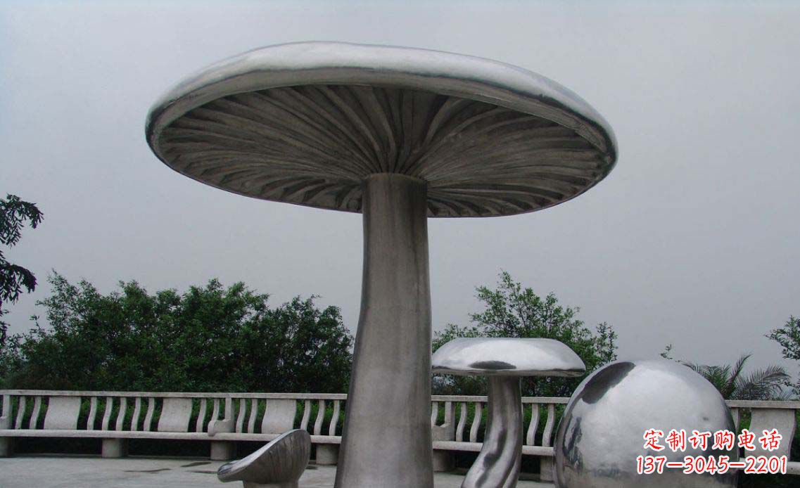 信阳特色不锈钢凉亭雕塑