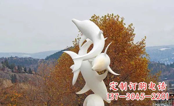 信阳山东中领雕塑海豚雕塑让自然之美悠然而生