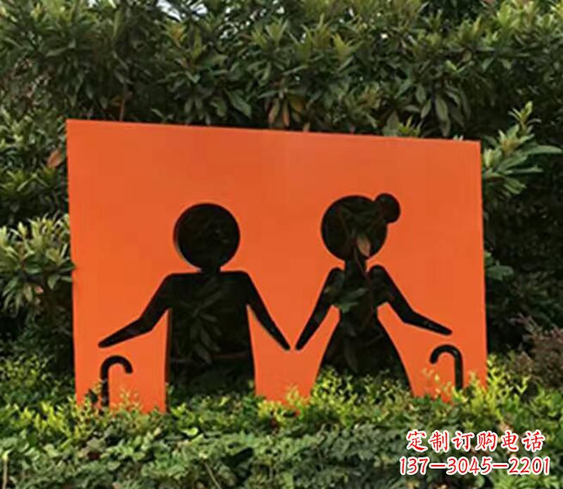 信阳儿童剪纸不锈钢雕塑