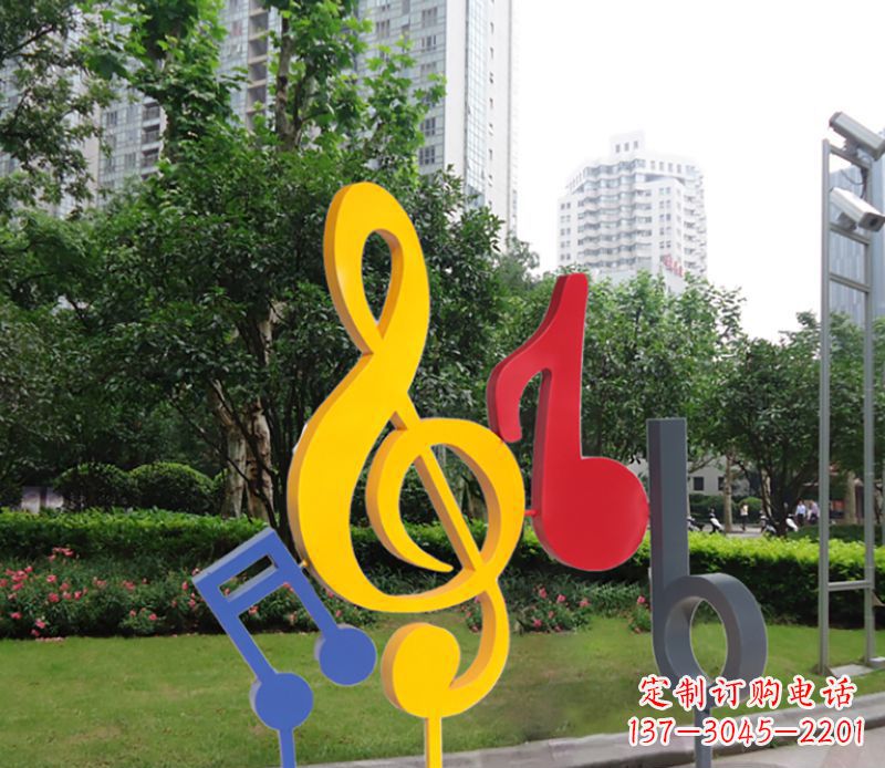 信阳不锈钢音符雕塑-引领您的心情旋律