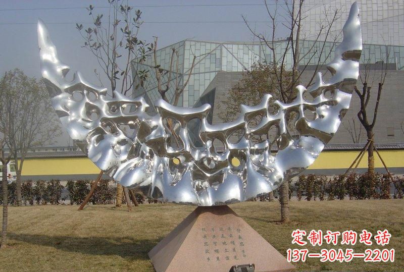 信阳新款不锈钢月亮景观雕塑