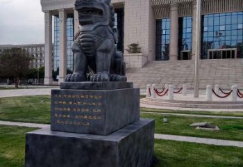 信阳法院神兽獬豸雕塑--正大光明庇护激励雕塑