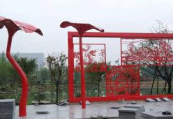 信阳不锈钢龙凤雕塑