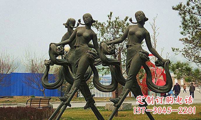 信阳中领雕塑精美女孩雕塑