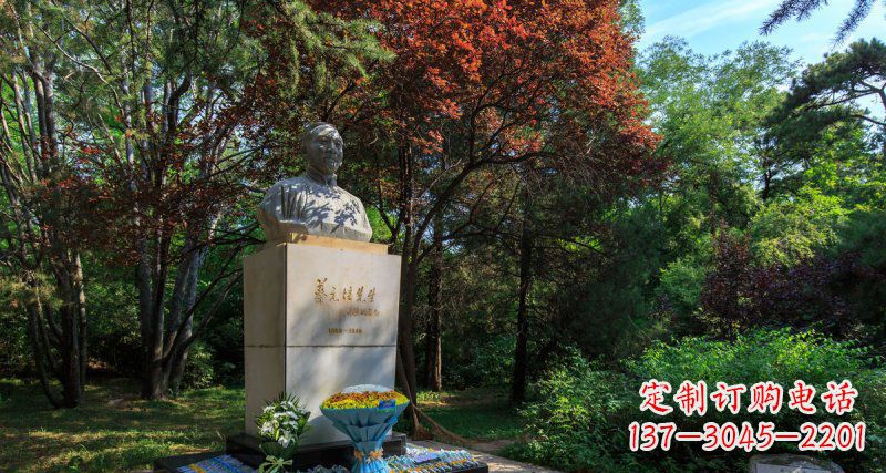 信阳精致无缝蔡元培胸像石雕