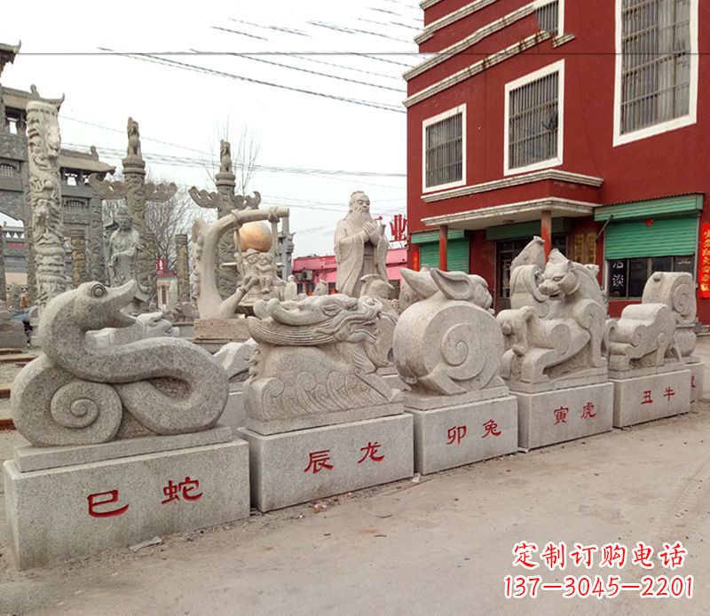 信阳产品名称公园动物大理石雕塑