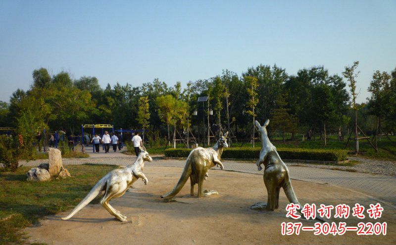 信阳高质量袋鼠铜雕