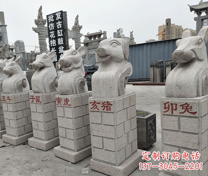 信阳动物石雕,精美而精致