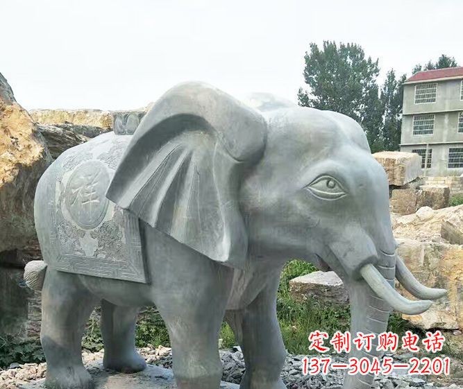 信阳精美大象雕塑,装点你的公园