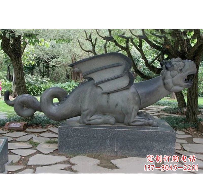 信阳领雕塑 - 公园级恐龙石雕