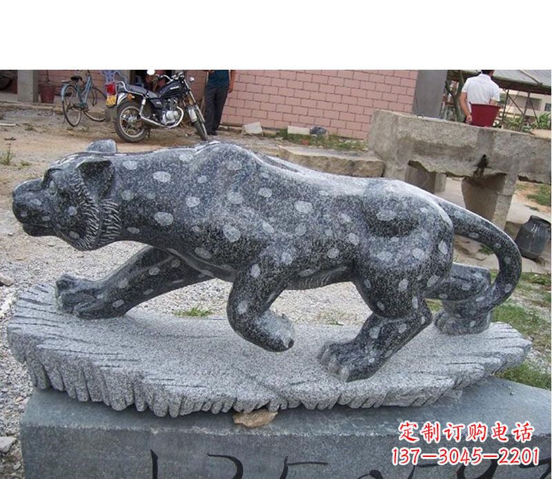 信阳华美动物猎豹石雕
