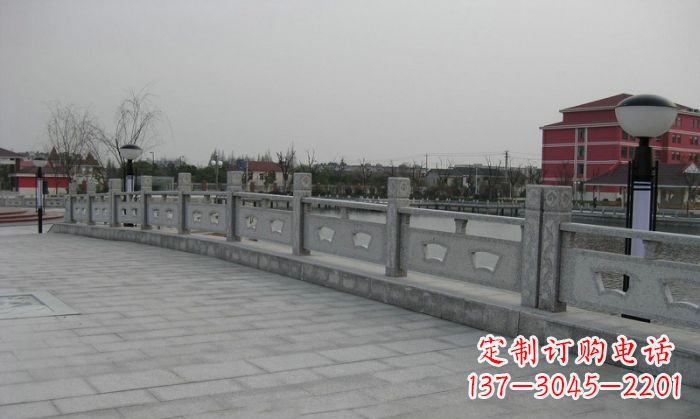信阳公园仿古石栏板 (2)