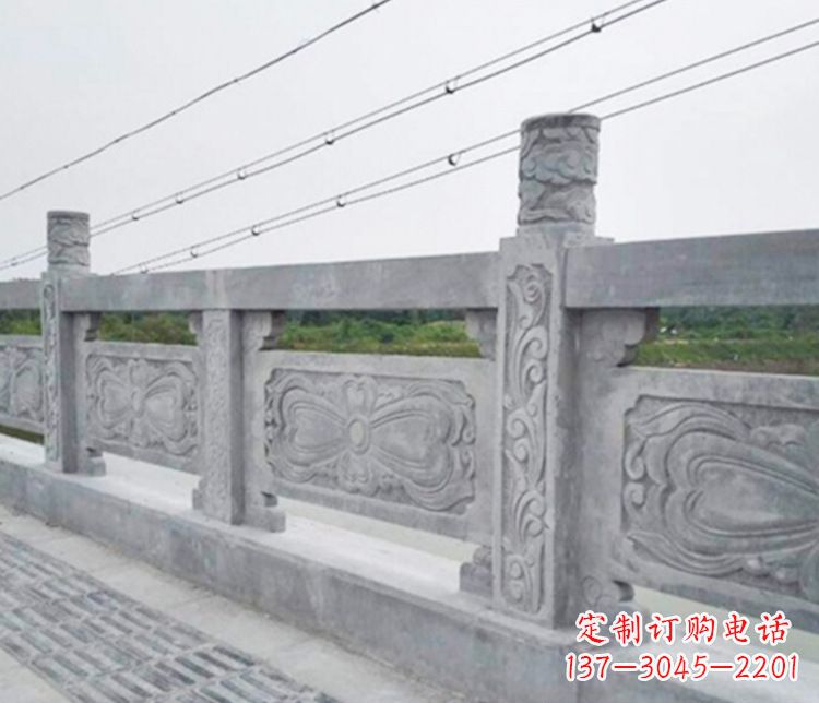 信阳公园仿古石栏板雕塑