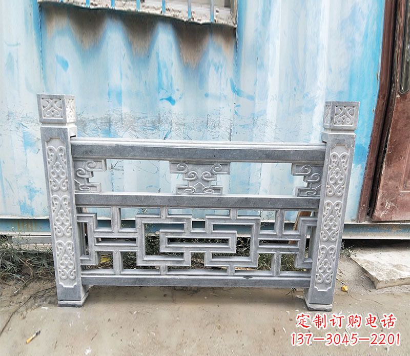 信阳艺术精美的公园仿古石栏板雕刻