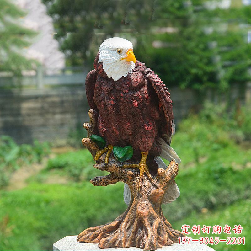 信阳金羽老鹰玻璃钢雕塑