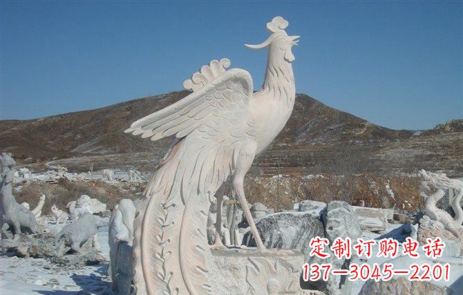 信阳精美大型凤凰石雕