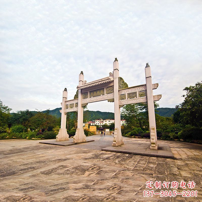 信阳精美石牌坊雕塑