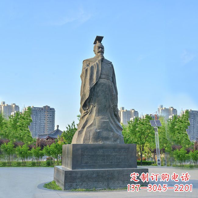 信阳荣耀隋文帝 杨坚青石雕塑