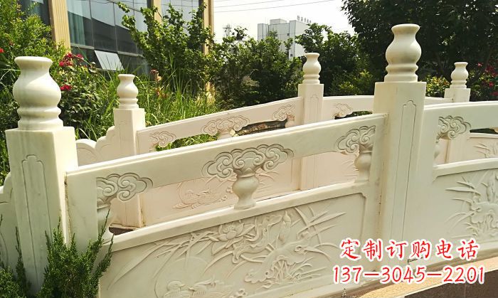 信阳精美汉白玉石拱桥雕塑