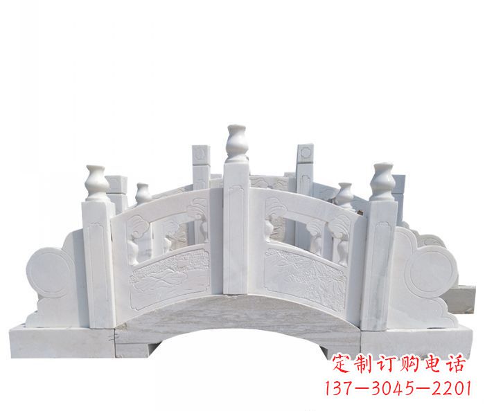 信阳汉白玉石拱桥雕塑