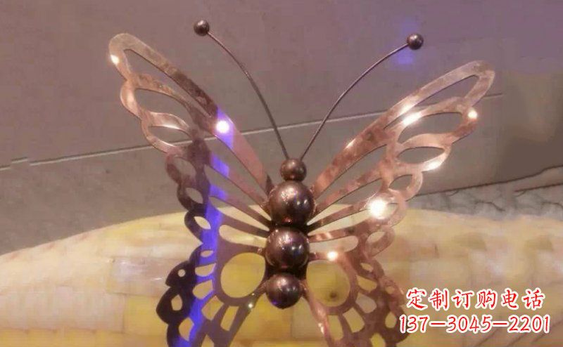 信阳高品质不锈钢蝴蝶雕塑