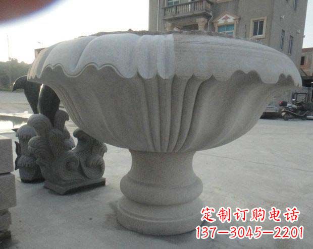 信阳高端大理石花盆雕塑