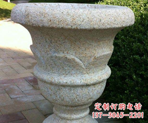 信阳大理石花盆石雕，为您的景观添色彩