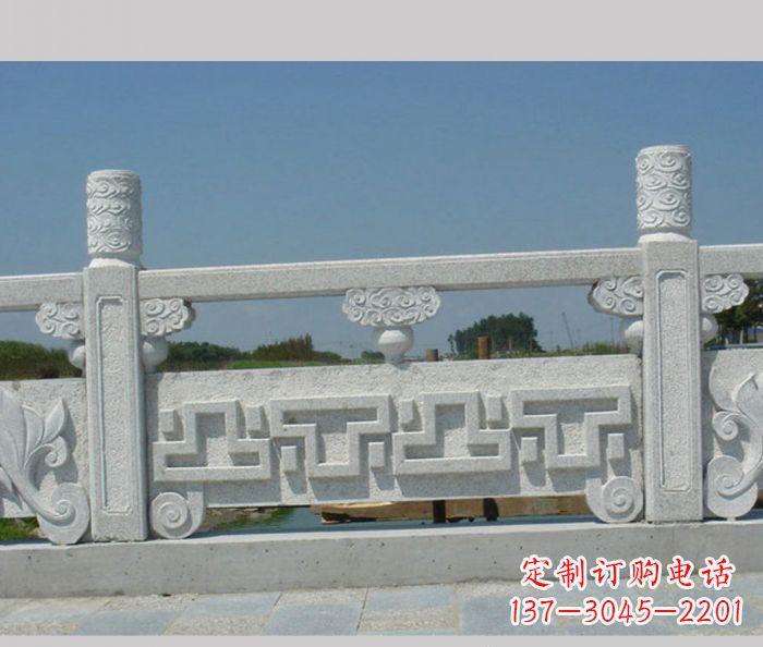 信阳公园景观大理石栏板雕塑