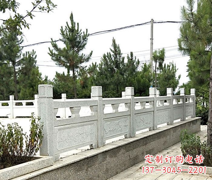 信阳大理石栏板石雕,构筑公园景观