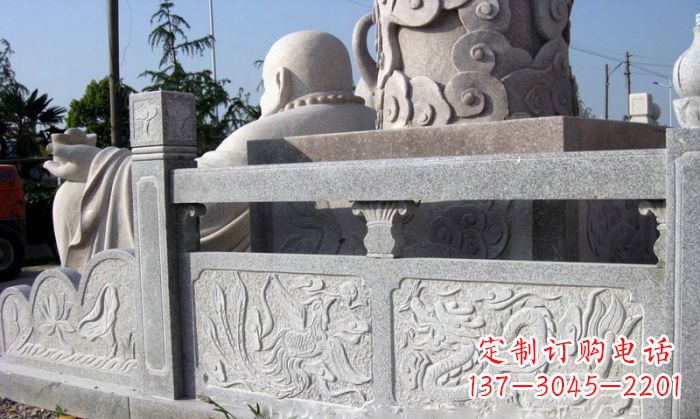 信阳公园景观大理石栏板石雕