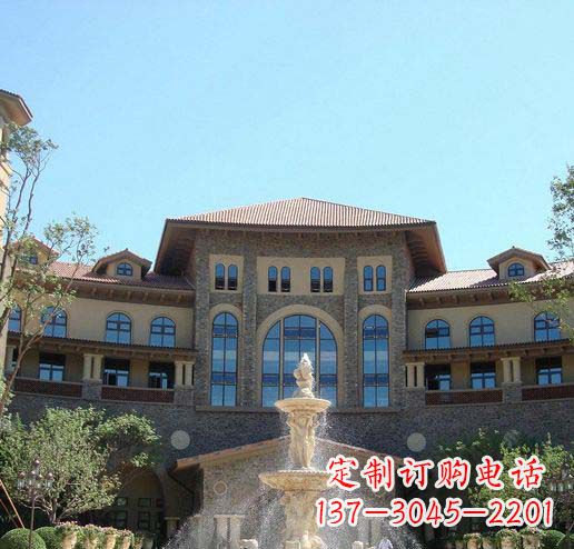 信阳定制欧式古典喷泉大理石雕塑