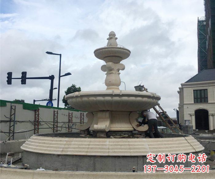 信阳品质卓越的定制大型喷泉石雕