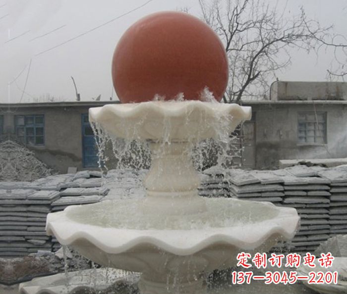 信阳精美风水球石雕