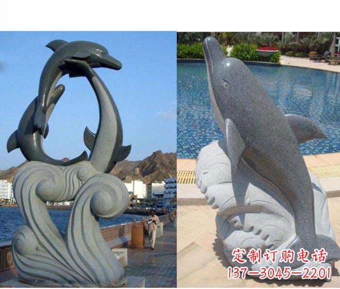 信阳艺术精细 海豚雕塑