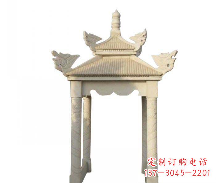 信阳高品质园林石雕凉亭