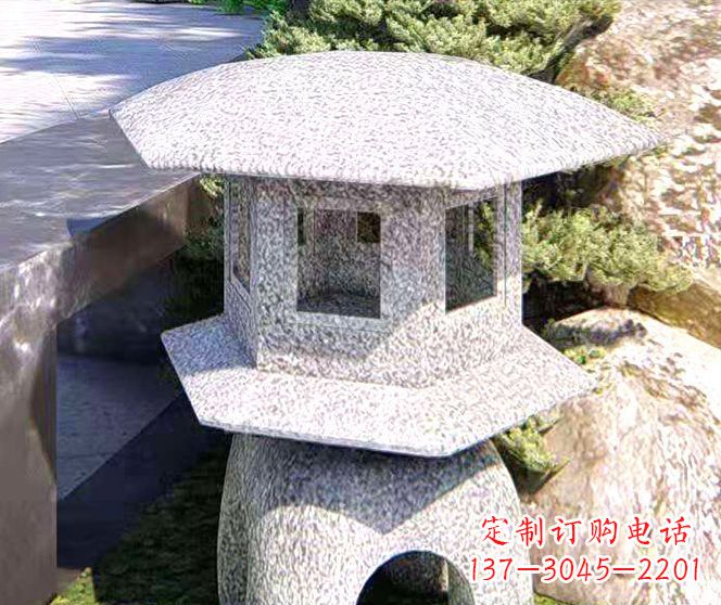 信阳石头雕塑灯——点亮公园之美
