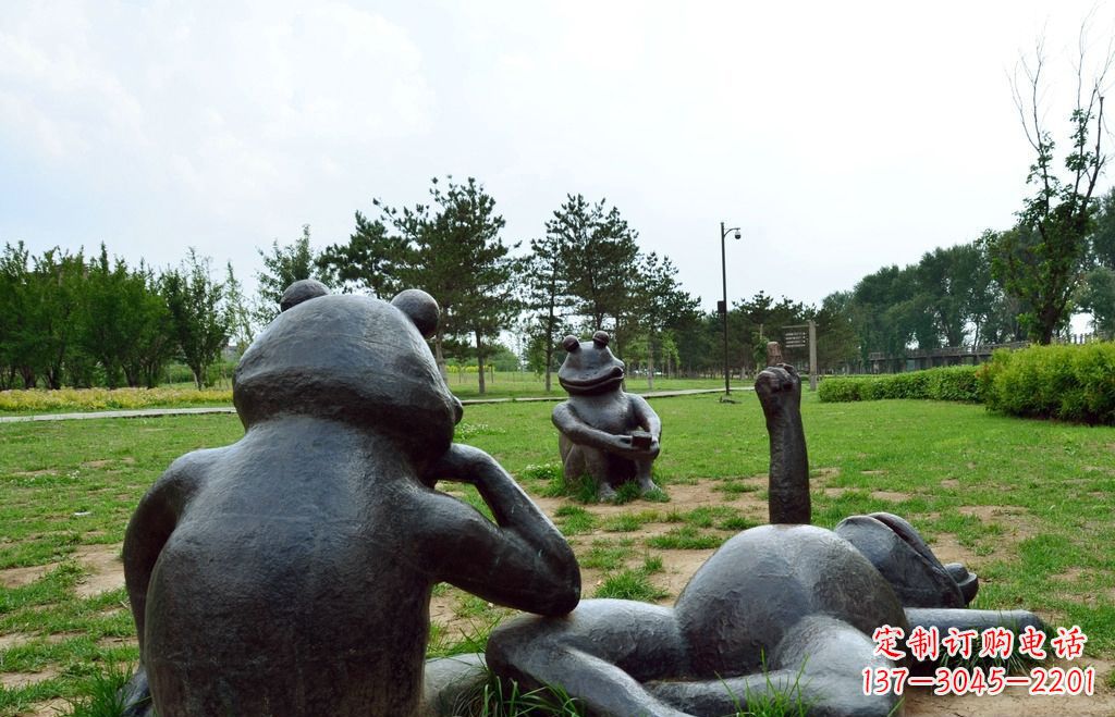 信阳中领雕塑 | 艺术级青蛙铜雕