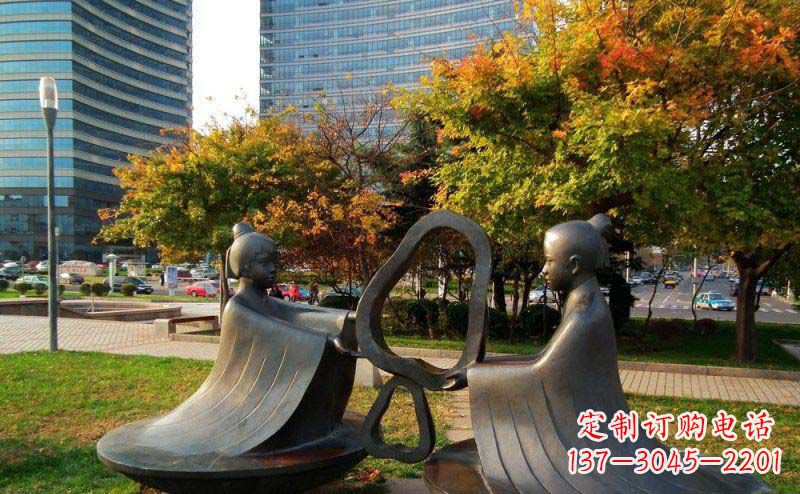 信阳传承传统文化,精心打造精美孔融雕塑