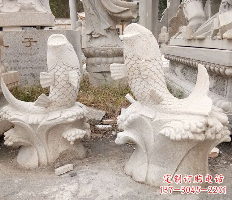 信阳鲤鱼雕塑定制